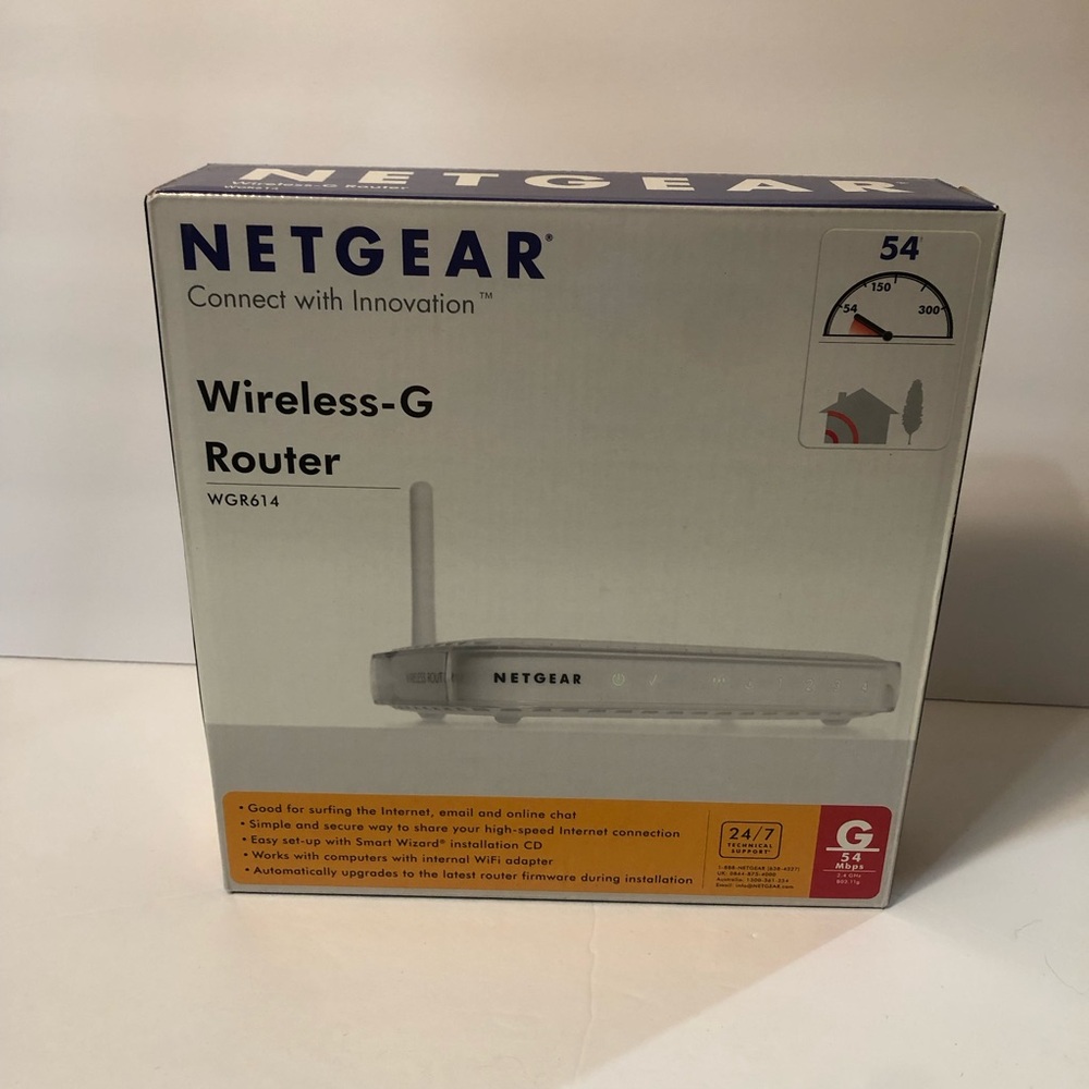 Netgear White Wireless Router Reliable Networking - Picture 1 of 14